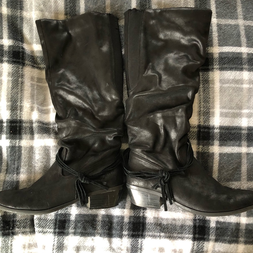 Black Tall Boots